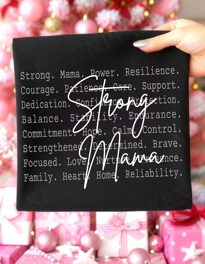 Strong Mama Definition Shirt design, Loving Mama Text Design ideas, Family Grandma Sweatshirt, Cozy Heartfelt Mam Gift Apparel, Gif for mama