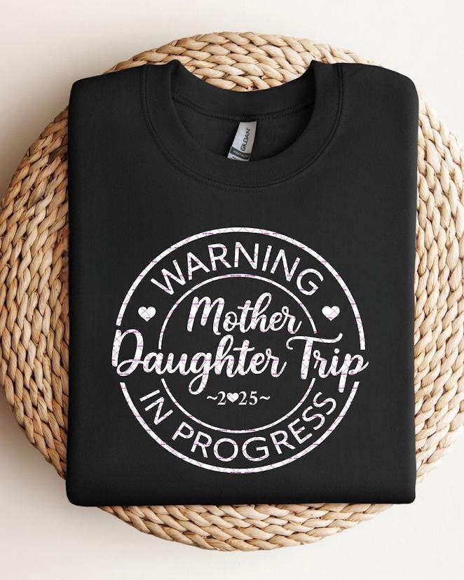 Mother Daughter Trip Shirt PNG: Matching Family Vacation Outfit (Digital Download), Matching Travel Shirts, Mother Daughter Matching Shirt