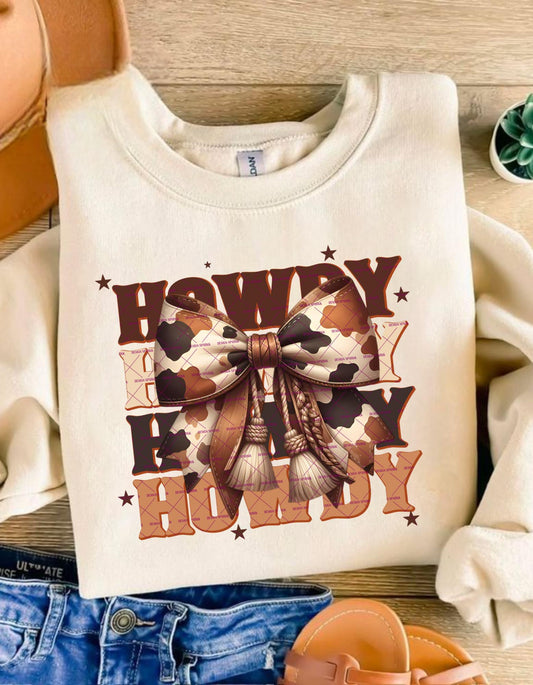 Cow Howdy print png, Western Mama Design, Country Girl, Sublimation Png, Coquette Bow Cowgirl Cowboy Png, Bows Png, Cowgirl wall art, Howdy