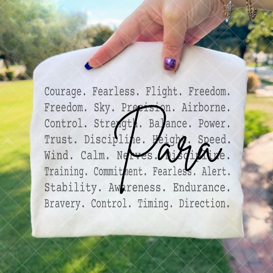 Para Appreciation PNG, Paraprofessional Gift Design, Para Words Text Graphic PNG, School Staff Support Shirt Design, Para tshirt Png