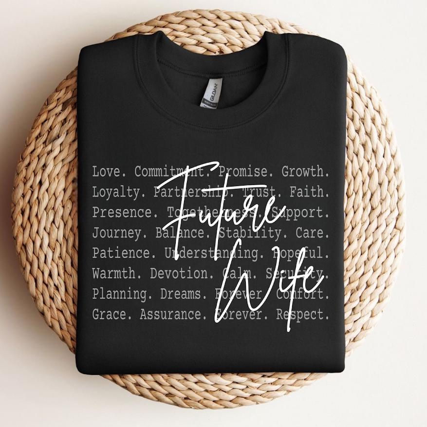 Future Wife Bridal Shower Png, Engagement Gift for Bride-To-Be, Wedding Gift Png, Bride Gift, Wife bride love, Wife to be, Wedding design