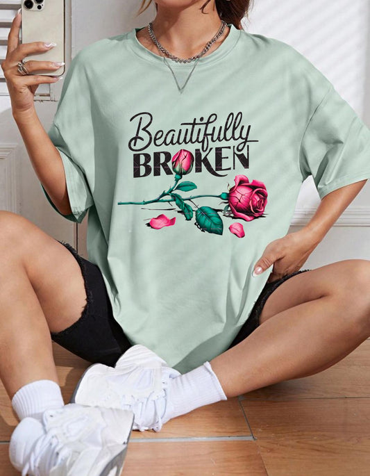 Heartbreak Rose Png, Aesthetic Floral Art Shirt Png, Stickers, New year 2026, Valentine day gift Valentine Broken, Beautifully broken Girl
