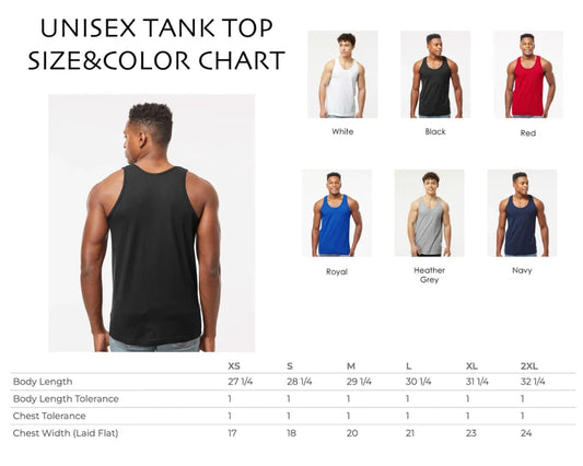 Custom Tank Top (Front & Back Print), Personalized design, Free shipping