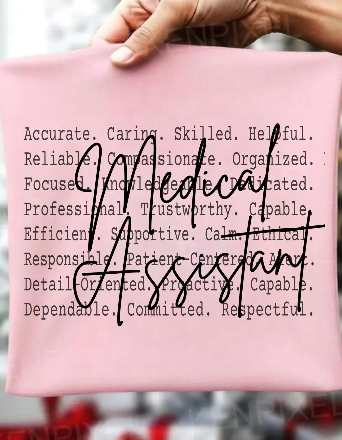 Clinical Professional Design, Medical Assistant Shirt text design, Healthcare worker Png file, Healthcare Support Quote MA .