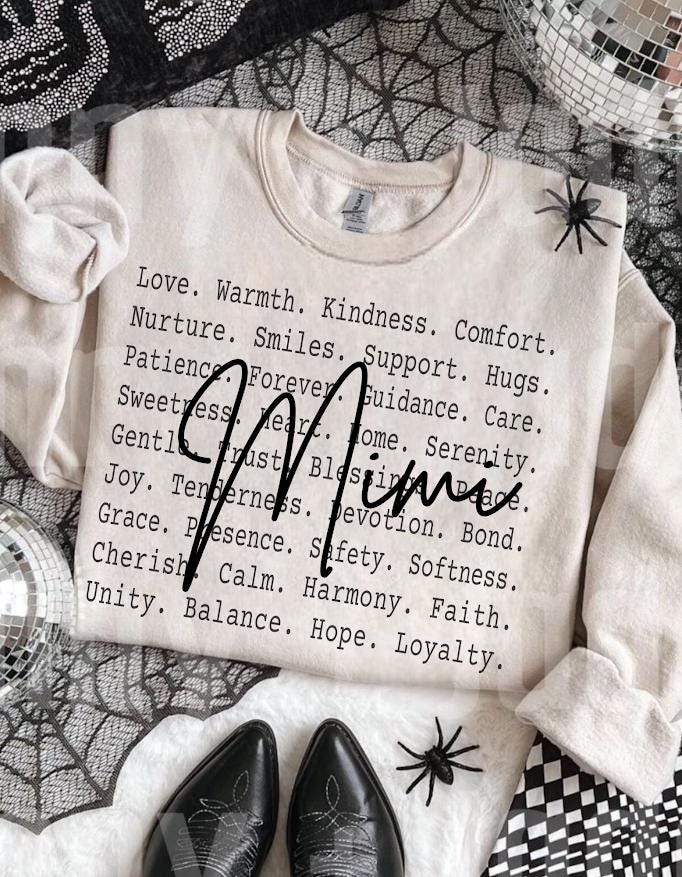 Mimi Typography PNG, Best Mimi appreciation,Grandma Text Art, Family Love Word, Mimi Sublimation PNG