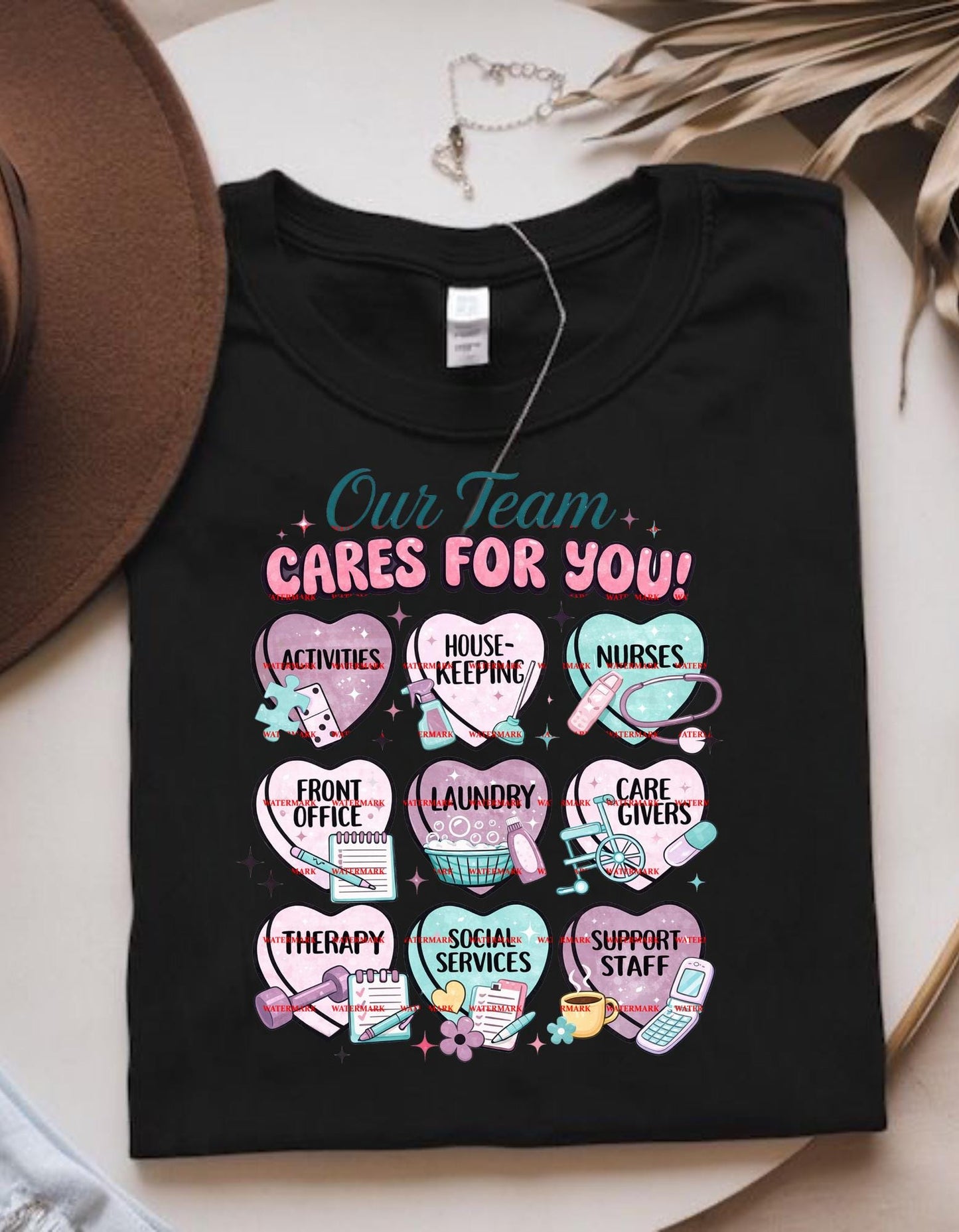 Our Crew Loves Caring For You PNG, Nurse Appreciation Design, CNA Healthcare Staff Graphic, Medical Team Shirt, Cricut Cut File Nursing life