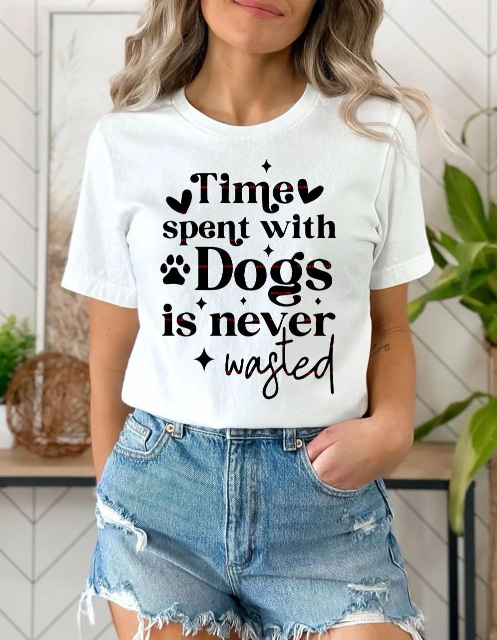 Time Spent With Dogs SVG PNG, Dog Lover Quote Design, Pet Lover Typography, Funny Dog Saying, Sublimation Print, Cricut File, Pet dogs