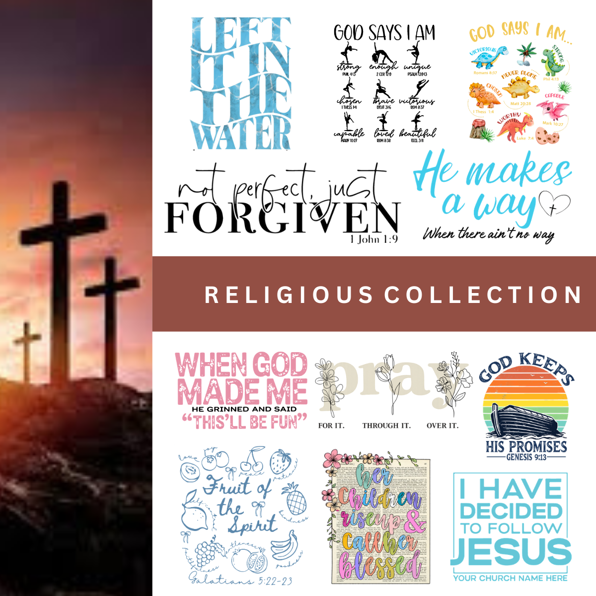 Religious SVG & PNG Designs for Faith-Based Projects