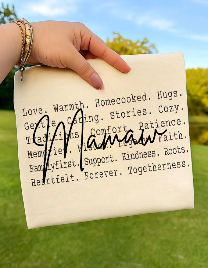 Mamaw Definition Shirt design, Loving Mamaw Text Design ideas, Family Grandma Sweatshirt, Cozy Heartfelt Mamaw Gift Apparel, Gif for mama