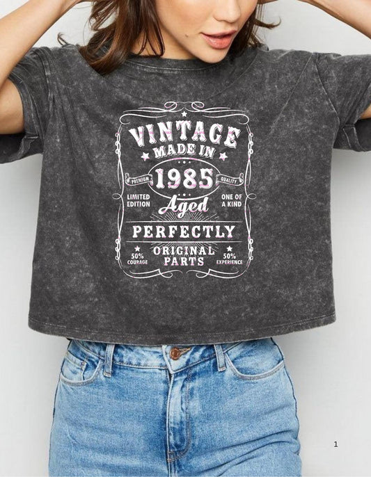 Vintage 1985 Png Svg, Limited Edition Aged Perfectly Png, Retro Birthday Gift Svg, Classic 80s Style Png design, T shirt Png, Mens and Women