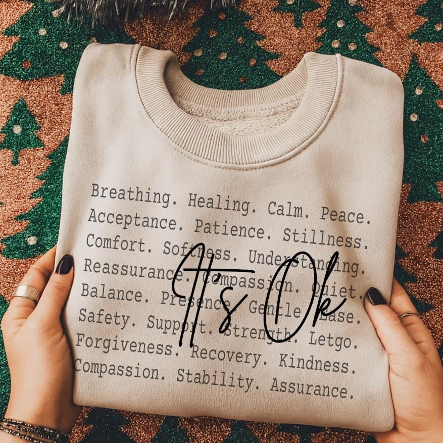 Positive Inspirational Quotes, Motivational Sublimation, Mental Health,Its Ok words png file,It's Ok To Not Be Ok png, T shirt png