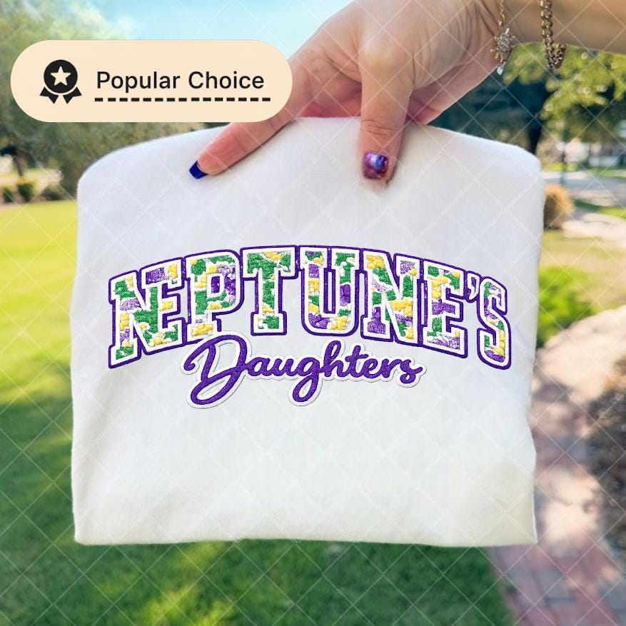 Neptune’s Daughter PNG, School Spirit Mom Design, Leopard Glitter Mascot Shirt, Proud School Mom Png, Team Spirit Cut File, Daughter, Family