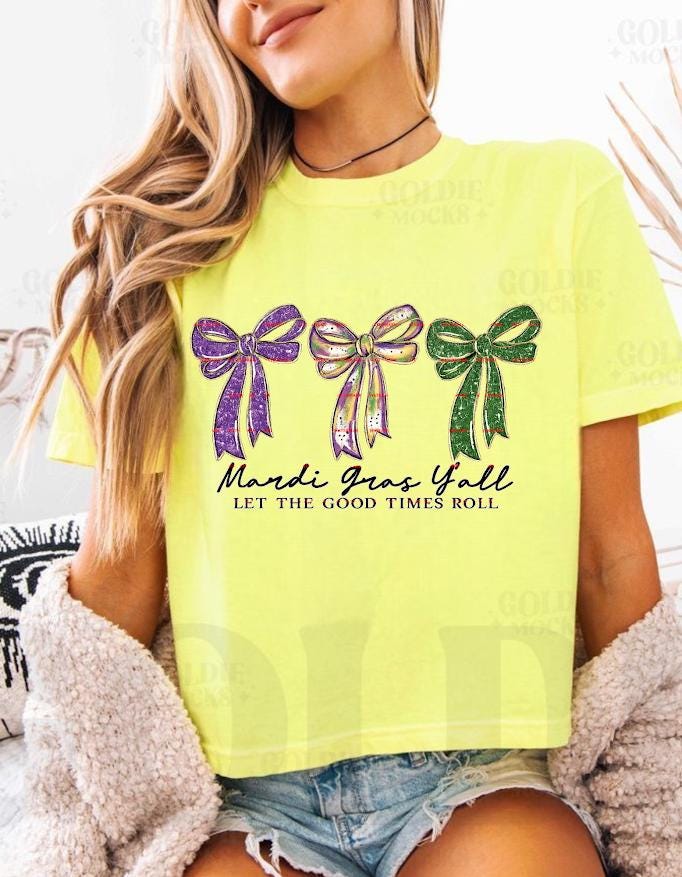 Let the good times roll, Mardi grass Png, Cute bow design, Girls bow png, Fat Tuesday Clipart