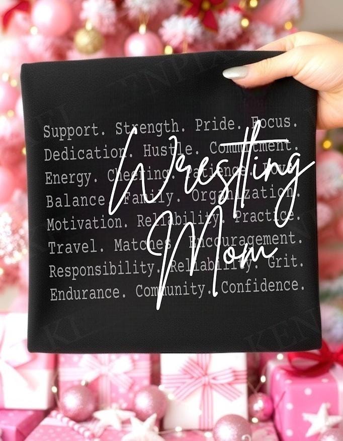 Support Strength Wrestling Family Gift Tee, Sports Mom Quote Design,Wrestling Mom Shirt png file,Gift for Wrestling Mom, Wrestling Vibes