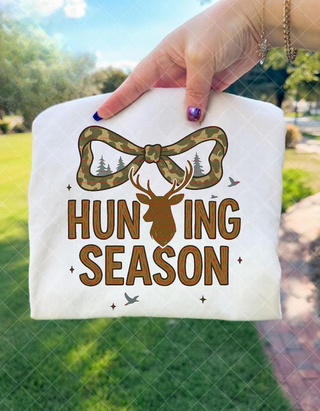 Hunting Season Shirt for Women, Hunter Png, Deer Hunter Gift, Camo Bow Hunting Graphic, Fall Outdoor Shirt, Country Girl Hunting Lover Top