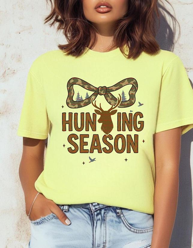 Hunting Season Shirt for Women, Hunter Png, Deer Hunter Gift, Camo Bow Hunting Graphic, Fall Outdoor Shirt, Country Girl Hunting Lover Top