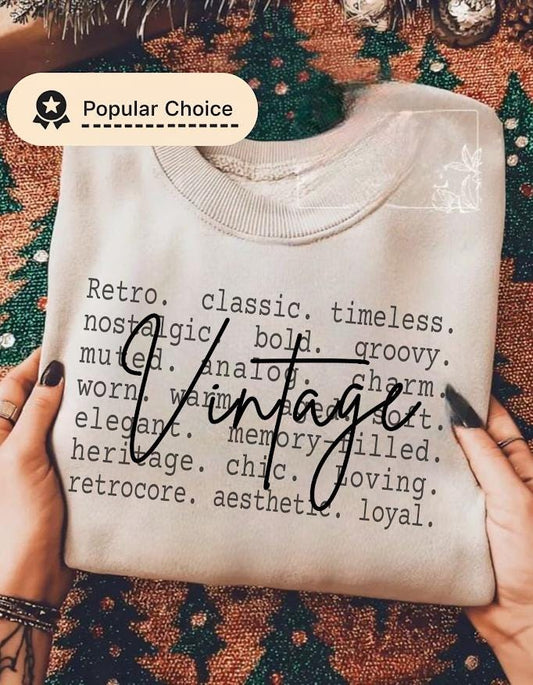 Vintage Aesthetic Text Shirt design, Retro Timeless Words Tee, Nostalgic Classic Style Design, Old Soul Minimal Typography Shirt, Simple Png