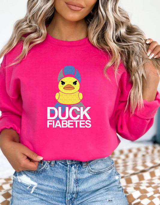 Cute Rubber Duck Warrior with Pun Slogan, Duck png, Cartoon Png,Funny Duck Diabetes Awareness T-Shirt Png file,  Awareness design, Patient