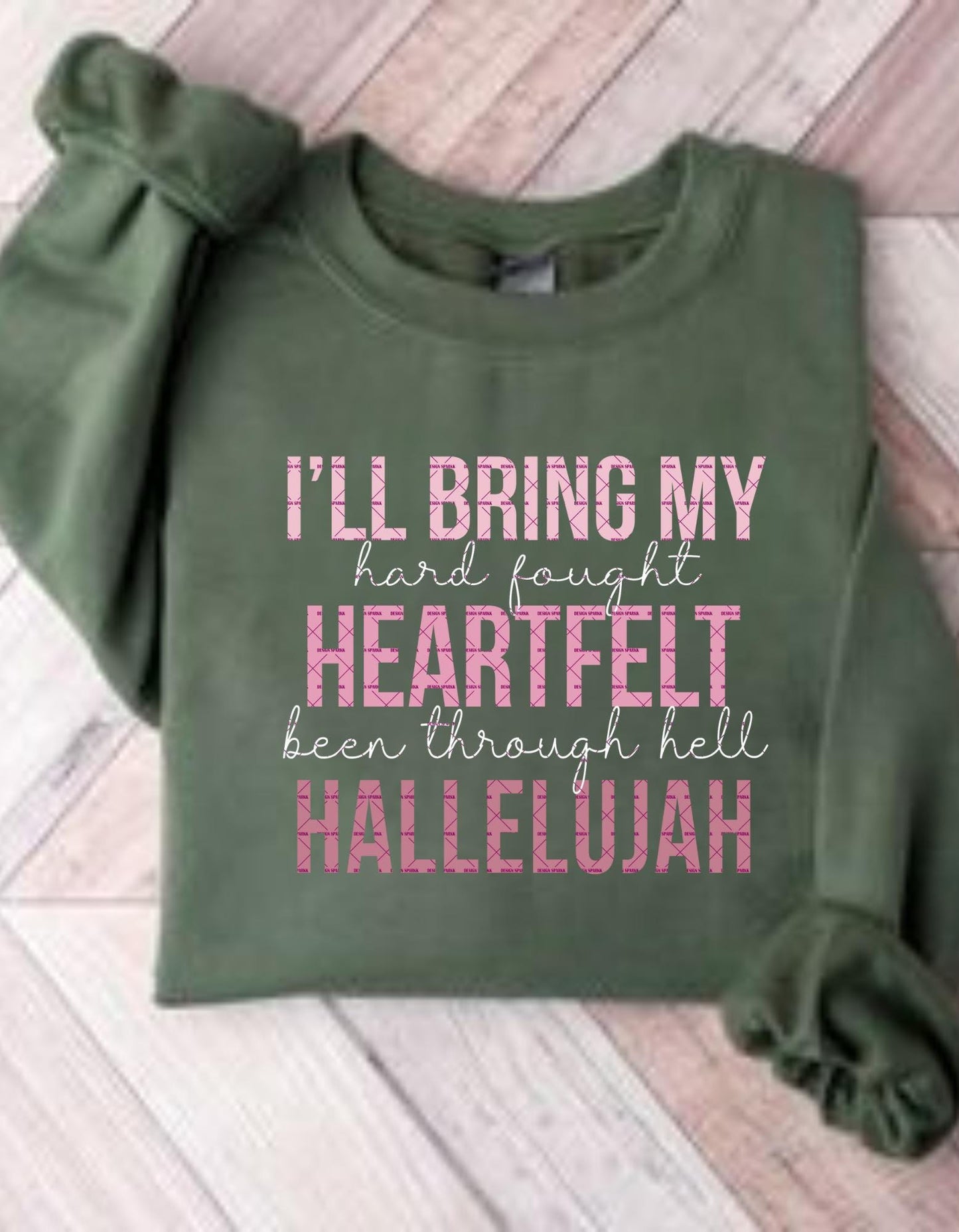 Hard Fought Hallelujah PNG, Jesus faith worship design, digital download, Faith Png, Girls shirt sweatshirt Png, Christian Sublimate Design
