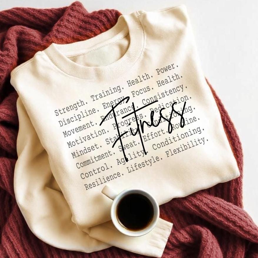 Fitness Shirt Png file, Gym Motivation Typography Tee, Strength Discipline Workout Shirt, Minimal Fitness Lifestyle Text Design ideas