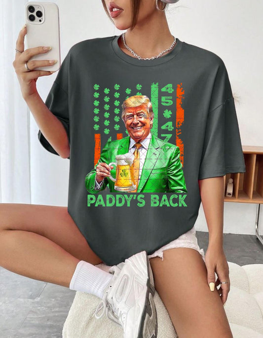 St Patrick Day Png, Paddy's Back Png file, Trump Irish Festival Png, Funny Trump St Patrick Day Png, 4547 Trump, Patty Day, Gift for him her
