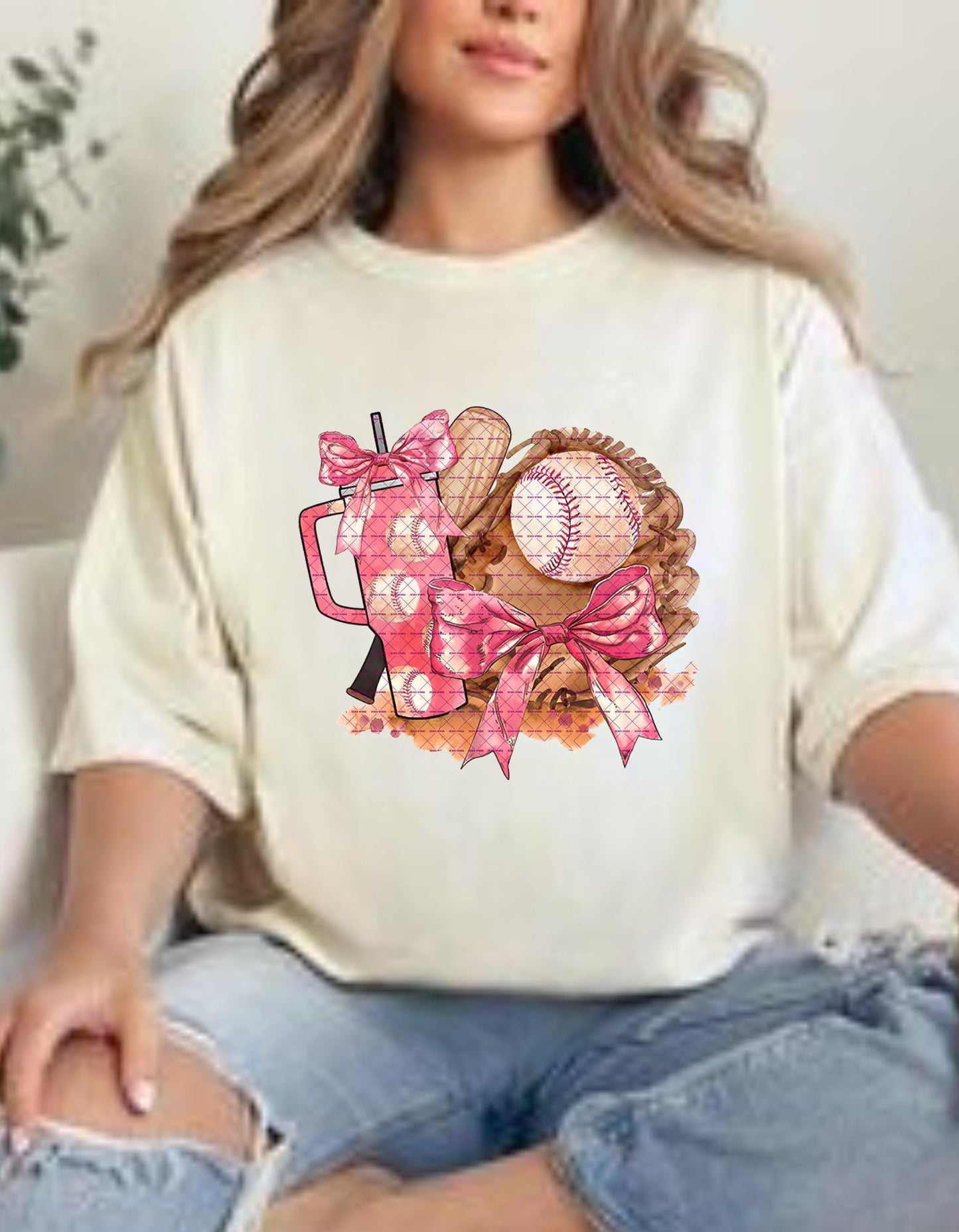 Cute Softball Mom Design,Baseball Mom PNG, Sports Watercolor Clipart, Baseball Png, Softball Png,Pink Bow Baseball Tumbler Sublimation