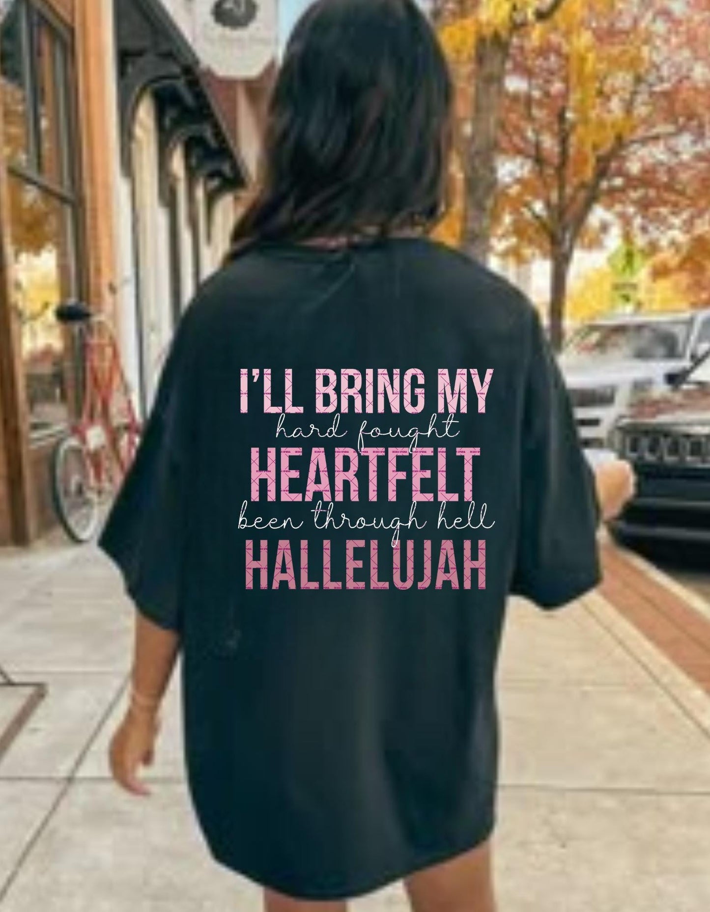 Hard Fought Hallelujah PNG, Jesus faith worship design, digital download, Faith Png, Girls shirt sweatshirt Png, Christian Sublimate Design