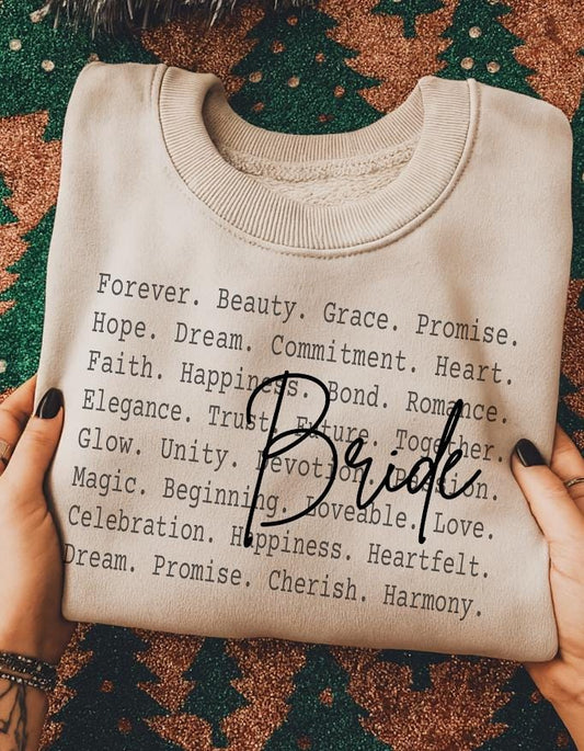 Bride PNG Design, Wedding Bride Shirt Design, Bridal Typography PNG, Bride Aesthetic Word Art, Wedding Day Bride Digital Download Future Mrs