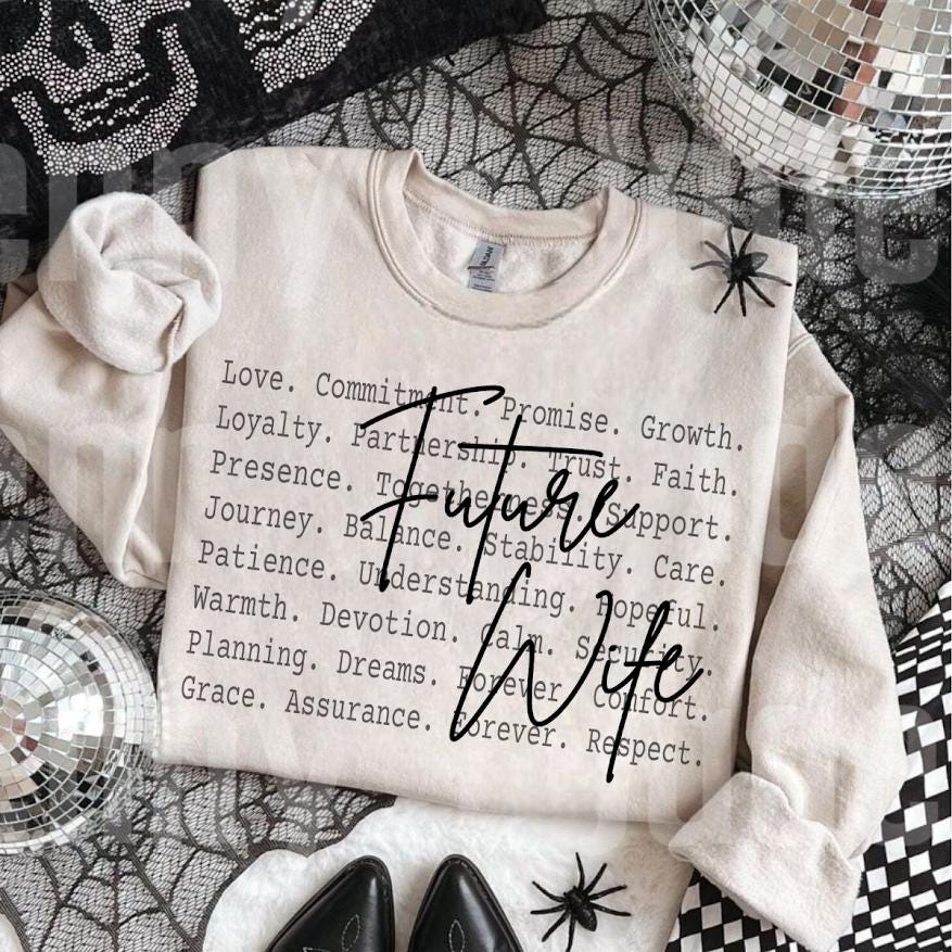 Future Wife Bridal Shower Png, Engagement Gift for Bride-To-Be, Wedding Gift Png, Bride Gift, Wife bride love, Wife to be, Wedding design