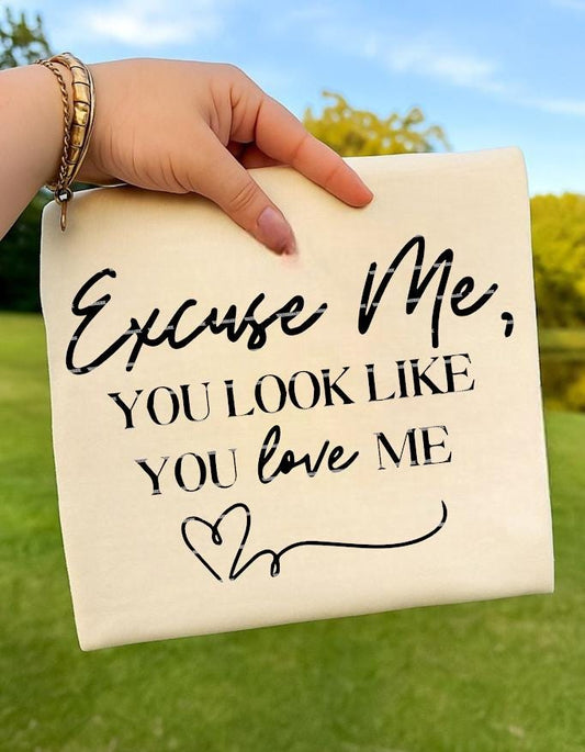 You look like you love me SVG file, Valentine love design, Lover shirt ideas, Gift for Valentine, Heart design, Digital download, Valentine