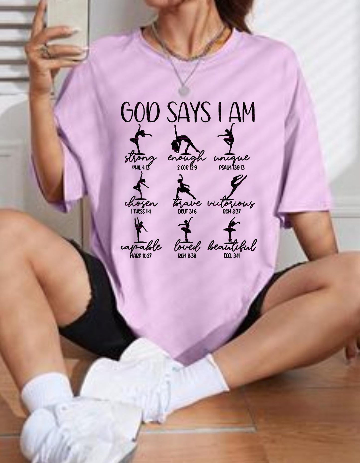 Girls Cheerleading Png,God Says I Am Cheerleading Svg Png, God Say Shirt Png, Girls Bible Verse Shirt, Girls Christian Shirt, Religious Png