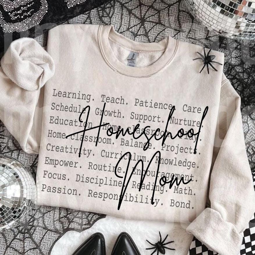 Homeschool Mom Shirt design Png, Proud Homeschooling Mama Tee, Stay at Home Teacher Mom Shirt, Funny Homeschool Life Typography Design