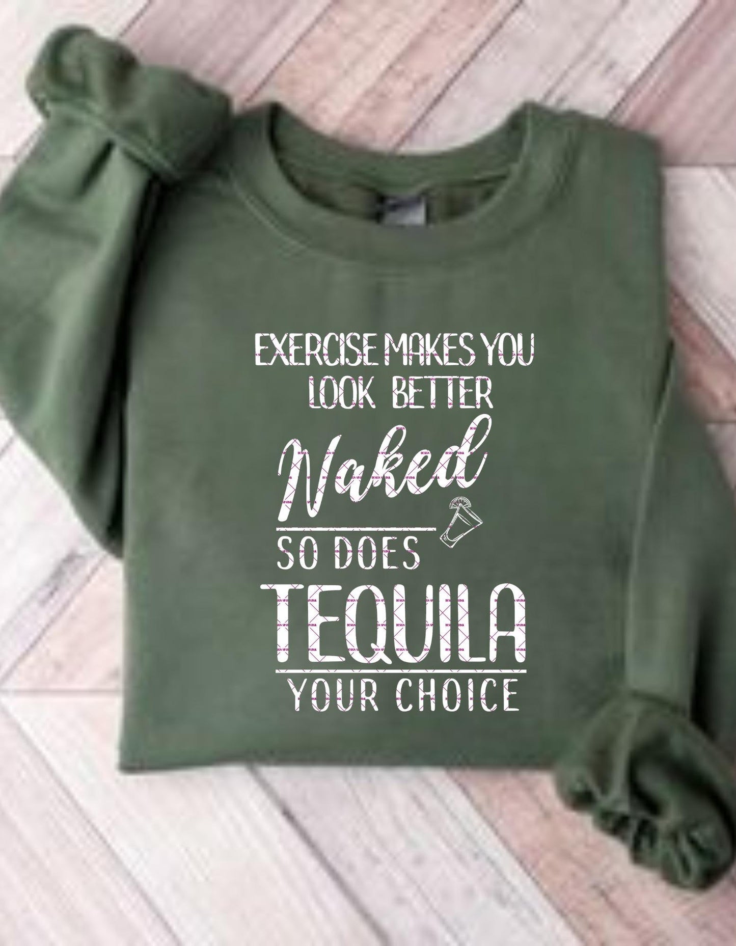 Funny Tequila Png, Fitness Alcohol Quote Shirt, Party Gym Digital Cricut Cutting File, Summers png, Exercise Makes You Look Better Naked PNG