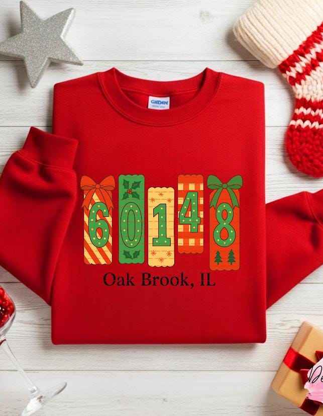 Personalized Christmas Shirt design, Custom Zip Code Town Name, Cute Pastel Christmas Village Shirt, Personalized Holiday Gift, State code