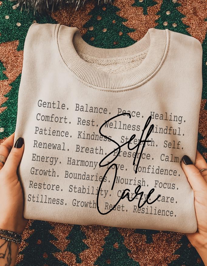 Self Care Shirt design Png file, Mindful Quote Design, Peace, Wellness, Healing, Mental Health Aesthetic Tee, Cozy shirt design, Cute png
