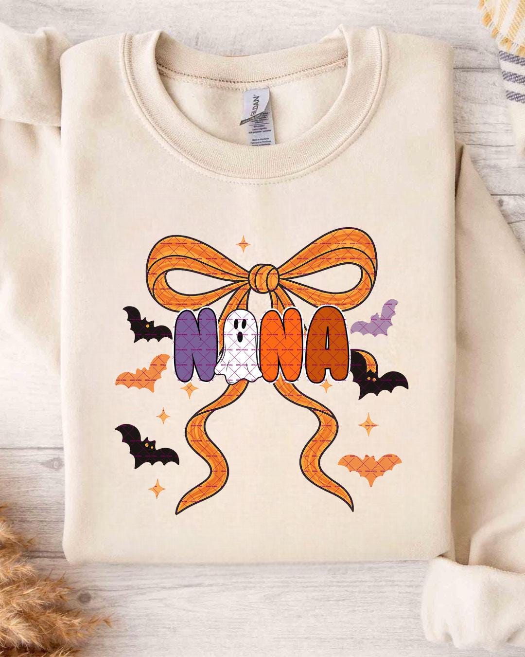 Halloween Ghost PNG Bundle for Mama Mimi Mini Gigi Nana, Spooky Family Matching Bats Bow Sublimation, Cute Ghost Fall Halloween Shirt Design
