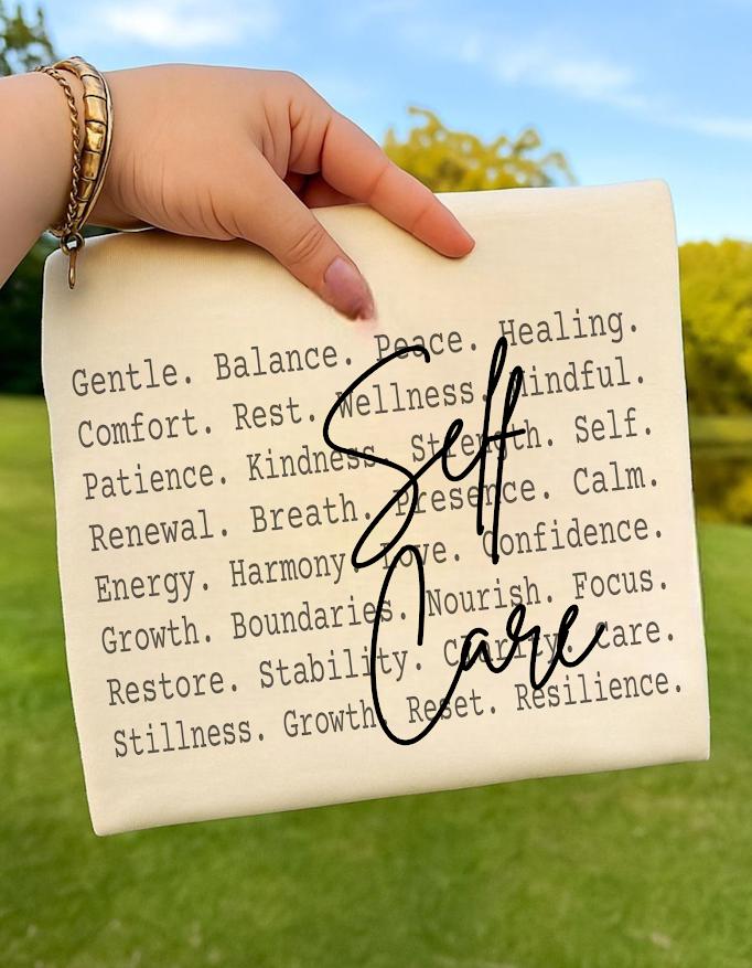 Self Care Shirt design Png file, Mindful Quote Design, Peace, Wellness, Healing, Mental Health Aesthetic Tee, Cozy shirt design, Cute png