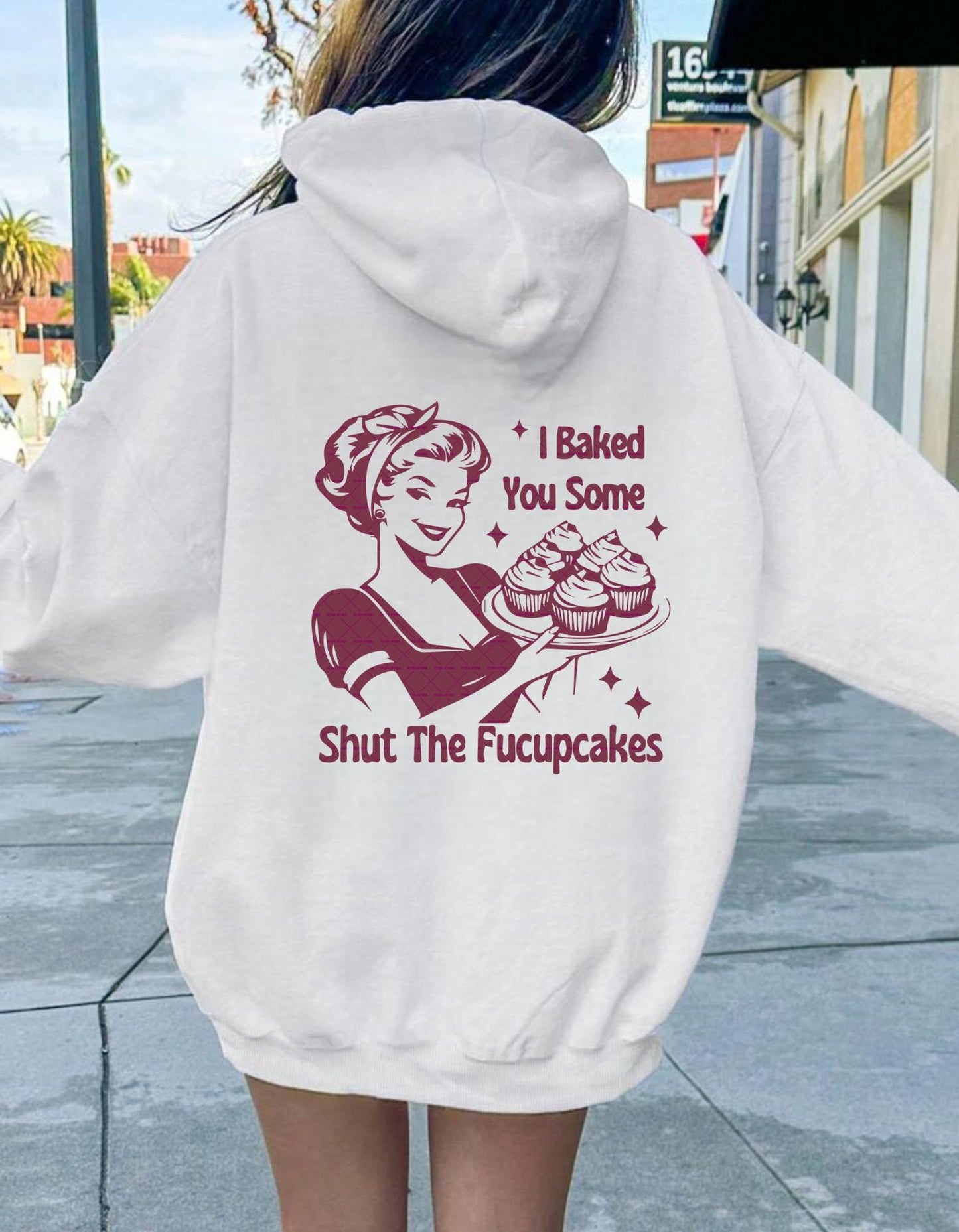 Funny design, Gifts for Women,I Baked you some shut the Fucupcakes Png Svg file, Bakers Png, Best Friend Gift, Retro png