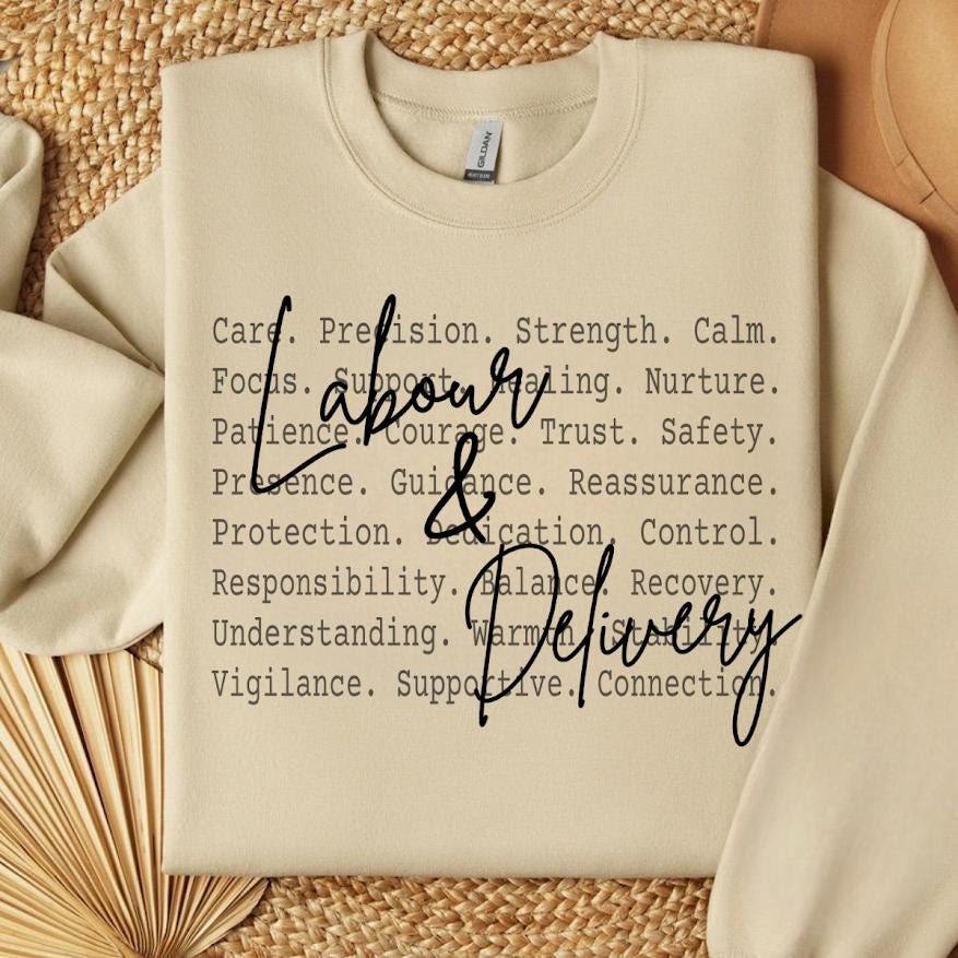 L&D Nurse Typography Tee, Maternity Ward Text Shirt, Healthcare Worker Appreciation Design,Labor and Delivery Shirt design, ldrp Png