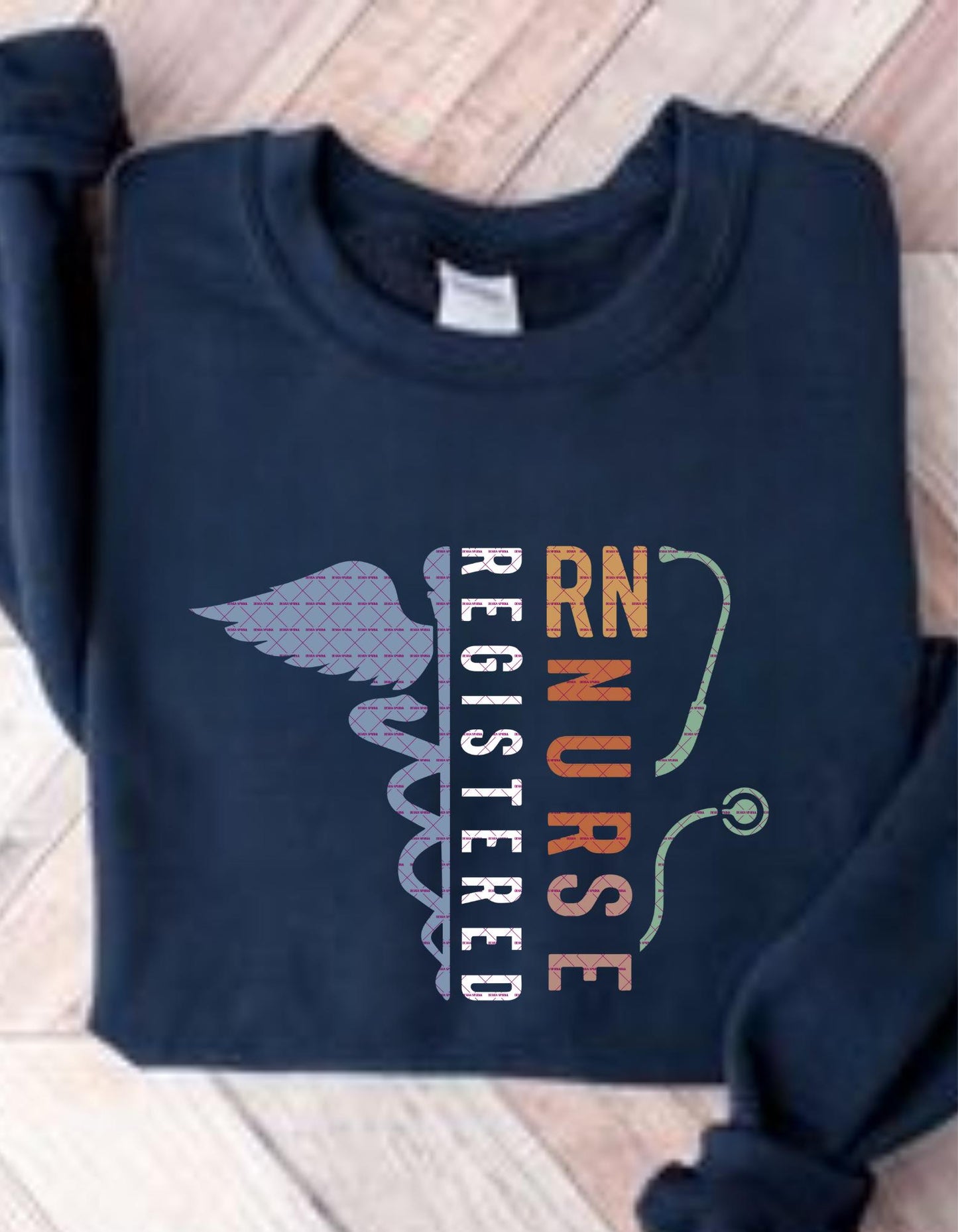 Registered Nurse SVG, Stethoscope Nursing Shirt Design, Cute Healthcare Worker Sublimation, Nurse Png, Nursing student shirt Png, RN Medical