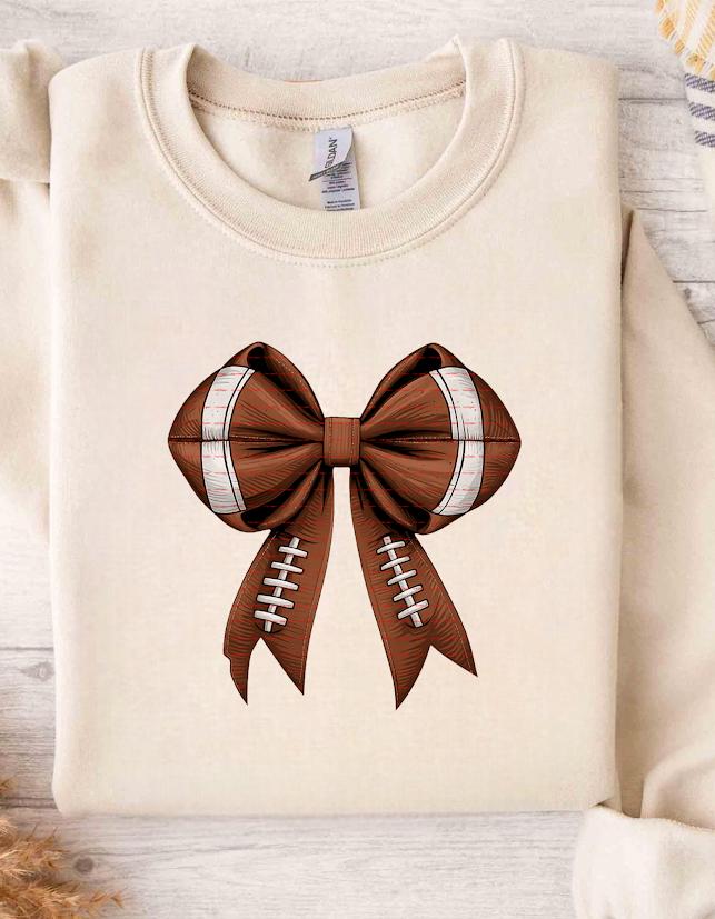 Sport Bow Clipart for T-Shirts,Game Day Sublimation Design,Football Bow PNG,  Tumblers, Stickers, Football Digital Download, Sports girls