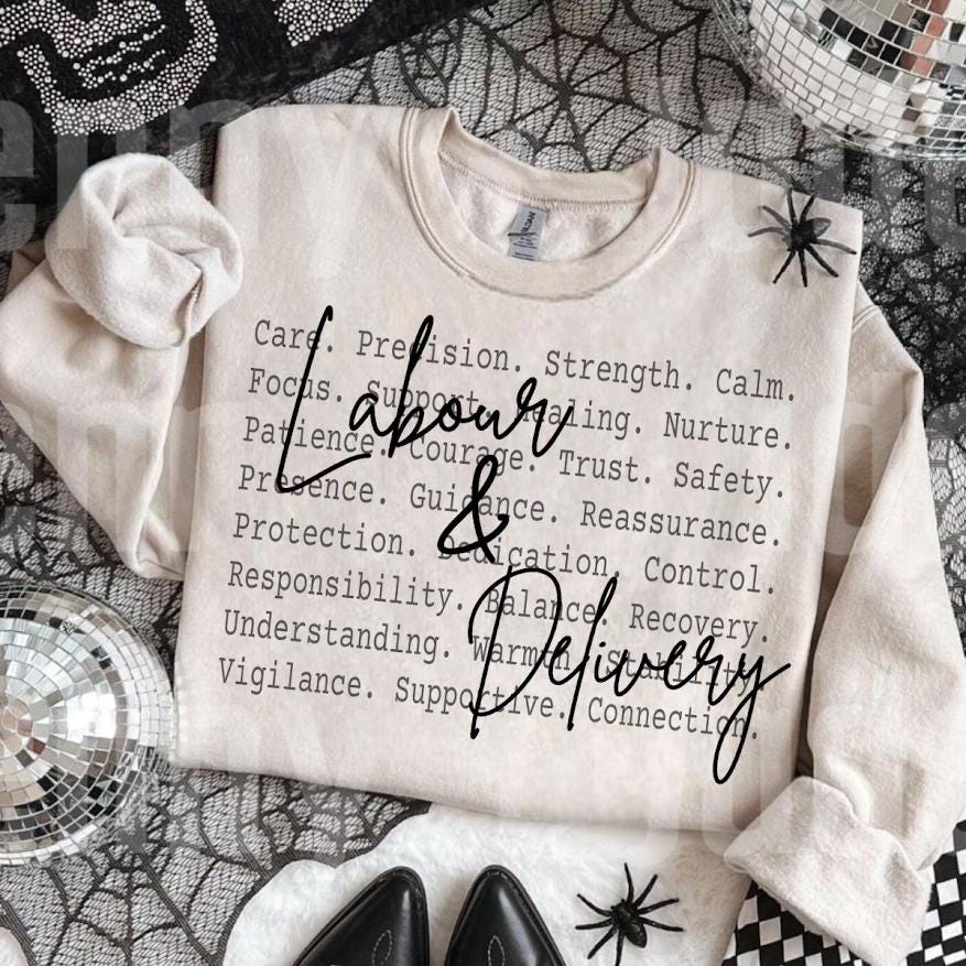 L&D Nurse Typography Tee, Maternity Ward Text Shirt, Healthcare Worker Appreciation Design,Labor and Delivery Shirt design, ldrp Png
