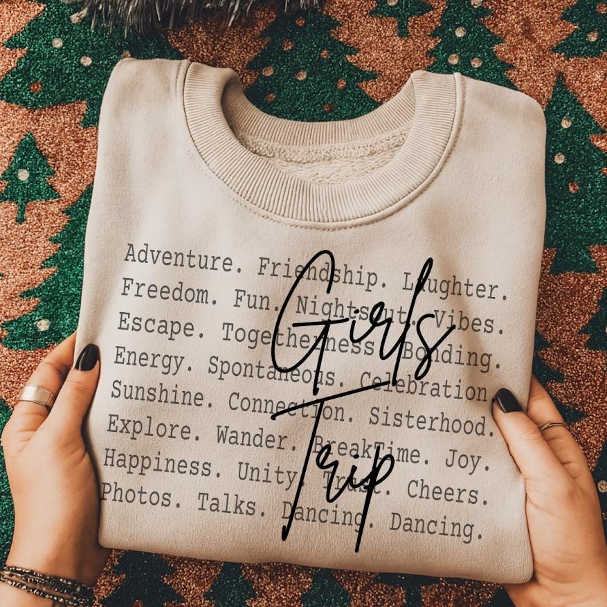 Girls Weekend Gift, Best Friends Travel Typography Tee,Girls Trip Shirt design, Vacation Vibes Minimal Text Shirt,Girls nighout, Party Png
