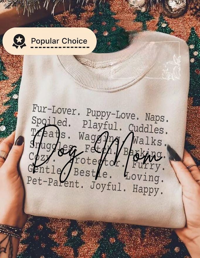 Dog Mom Aesthetic Text Shirt design, Fur Mama Graphic Tee, Cute Pet Lover Words Design, Cozy Puppy Love Quote Shirt for Women, Digicares