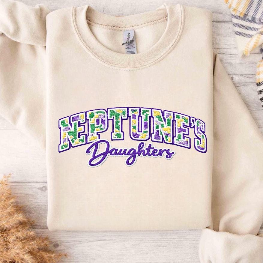 Neptune’s Daughter PNG, School Spirit Mom Design, Leopard Glitter Mascot Shirt, Proud School Mom Png, Team Spirit Cut File, Daughter, Family