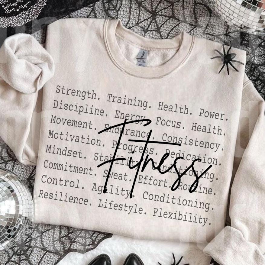 Fitness Shirt Png file, Gym Motivation Typography Tee, Strength Discipline Workout Shirt, Minimal Fitness Lifestyle Text Design ideas