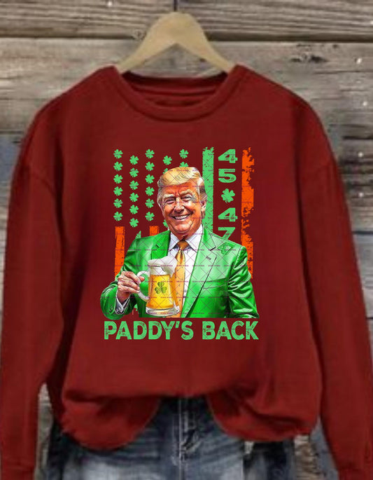 St Patrick Day Png, Paddy's Back Png file, Trump Irish Festival Png, Funny Trump St Patrick Day Png, 4547 Trump, Patty Day, Gift for him her