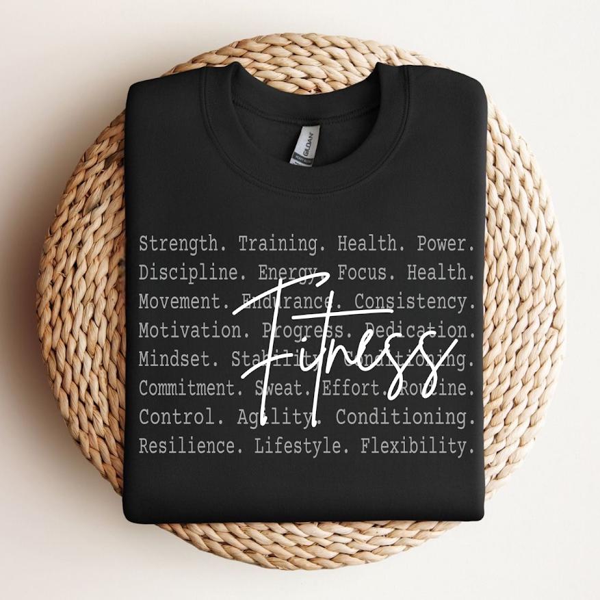 Fitness Shirt Png file, Gym Motivation Typography Tee, Strength Discipline Workout Shirt, Minimal Fitness Lifestyle Text Design ideas