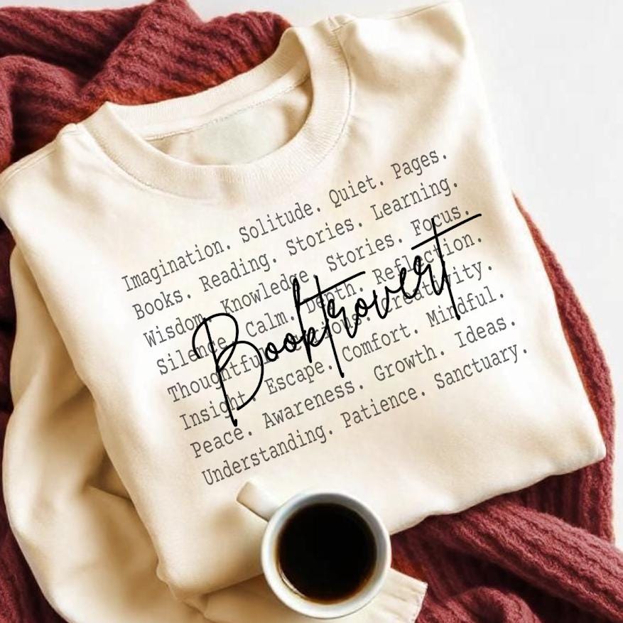 Book Lover Typography Tee,Booktrovert Shirt Png file, Reader Introvert Shirt, Reading Aesthetic Minimal Text Design, Bookish Gift