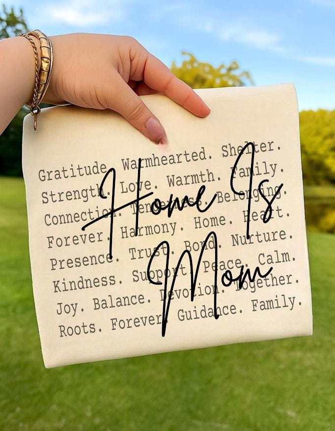 Home is mom Png file, Mom png, Motherhood shirt, Mawmaw, Gift for mom, Mothers day, Mom life, Mom vibe shirt, Mama, Mom appreciation